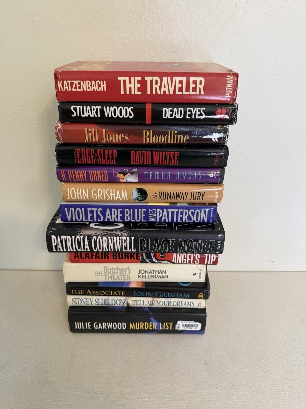 Lot of 13 Mystery Thriller HC Books w/Dust Jackets Bundle #2